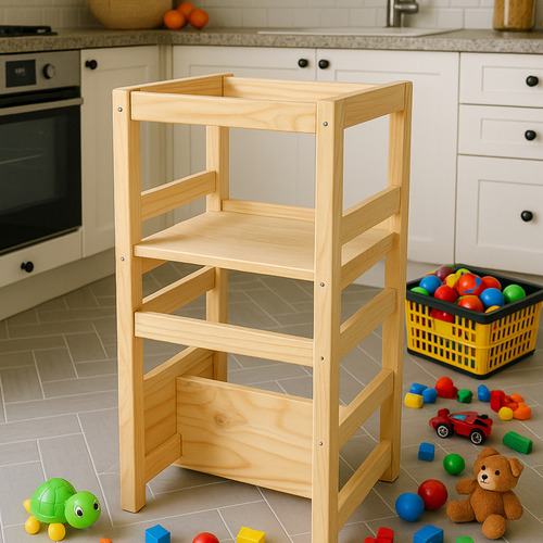 Torre De Aprendizagem 4 Em 1 Infantil Montessoriano