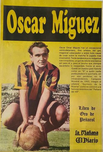 Poster Peñarol Del Libro Oro 1991 Oscar Míguez Ez2c