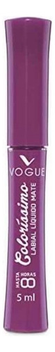 Labial Líquido Indeleble Larga Duración Colorissimo Martini Color Violeta