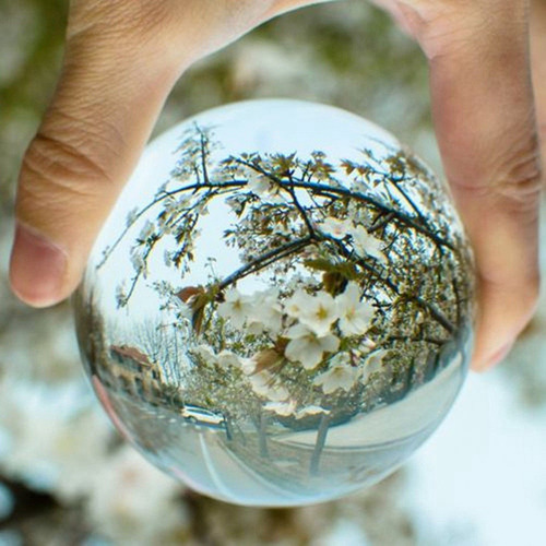 Esfera Curativa De Cristal De Color Transparente Crystally-2