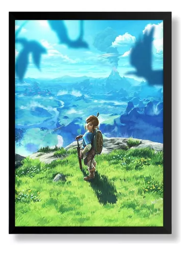 Link (Zelda) - Adesivo de Parede em Pixel Art