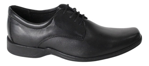 Zapato Escolar Formal Escolta Piel Negro