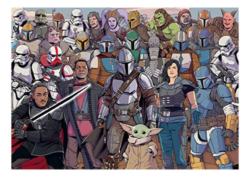 Ravensburger Star Wars El DesafĂo Mandaloriano, 1000 Piezas