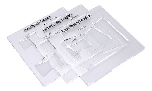 Kit De Plantillas De Incrustaciones, 3 Piezas, Plantillas De