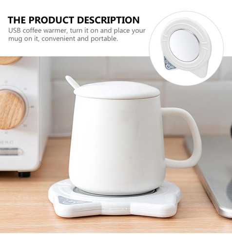 Taza De Café Calentadora De Platos Con Alimentación Usb