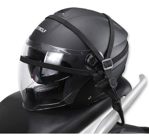 Red Malla Correa Vendaje Para Protector De Casco Motocicleta