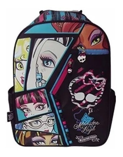 Monster High Mochila Espalda 16 Pulgadas Dm401 Color Negro