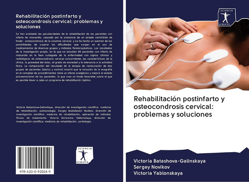 Libro: Rehabilitación Postinfarto Y Osteocondrosis Cervical: