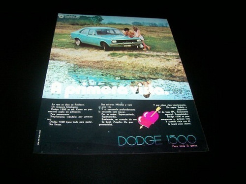 (pa335) Publicidad Clipping Dodge 1500 * 1972