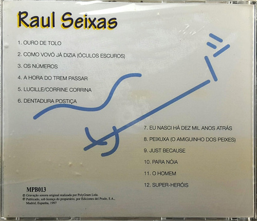 Imagem 2 de 2 de Cd Os Grandes Da Mpb - Raul Seixas - Ba
