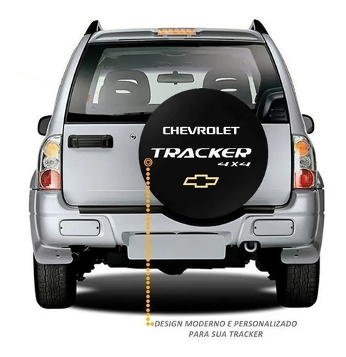 Capa D' Estepe Tracker 2002 A 2018 The Car Com Cadeado'