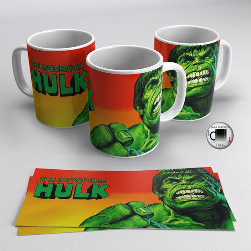 Taza Mágica 11 Oz /  The Incredible Hulk , M01 (1 Pz)