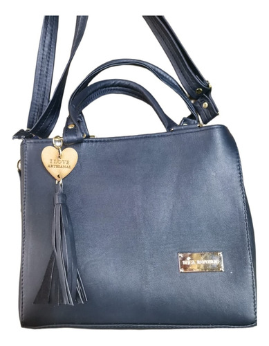 Bolsa Artesanal Mini Piel Genuina Dama Crossbody Lisa Cuero