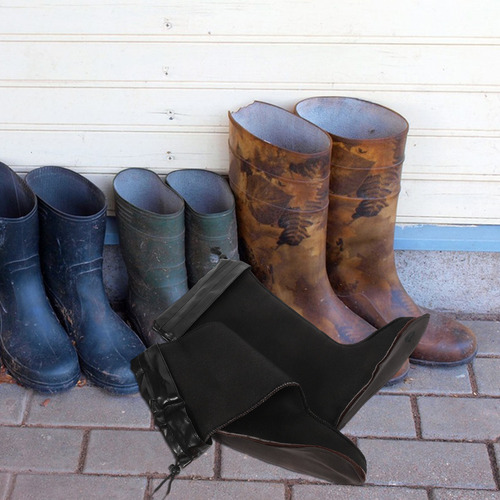 1 Par De Calcetines Térmicos De Felpa Y Cálidos Para Botas