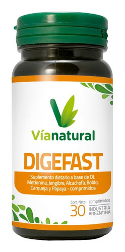 Imagen 1 de 4 de Digefast - Bio Natural 30 Comp