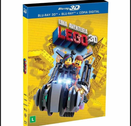 Bluray Uma Aventura Lego 3d + 2d Lenticular 