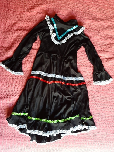 Disfraz Para Niña De Mexicana Talla 4-6