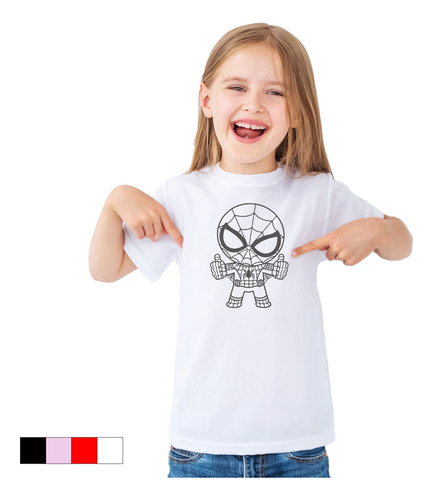 Playera Para Niño Y Niña Color Spiderrman #2