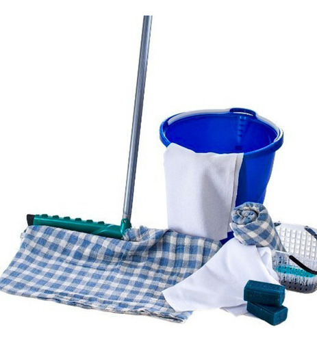 Kit 10 Peças De Pano De Chão Para Limpeza Xadrez Atacado