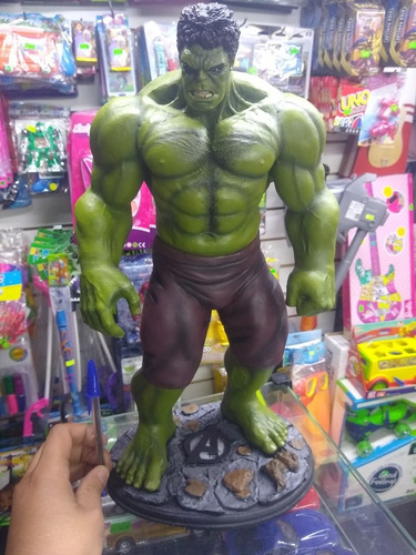 Estatua Resina Hulk Marvel Vingadores Avengers Ótimo Preço