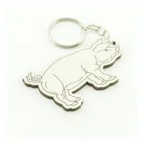 Comprar 35 Chaveiros Personalizado Branco Animais Porco