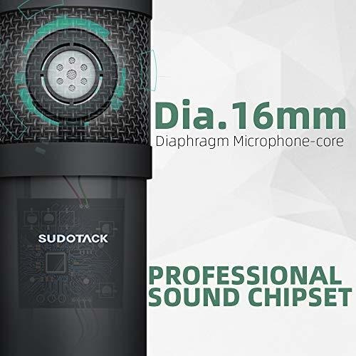 Usb Streaming Podcast Pc Micrófono, Sudotack Professional 1