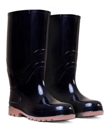 Bangladesh ligero Compasión Botas Caucho Pvc Pantaneras Cerro Caña Alta Punta De Acero | MercadoLibre