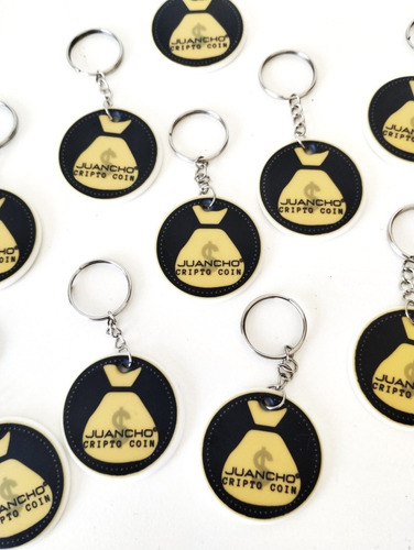100 Llaveros Personalizados Logo Empresas Eventos