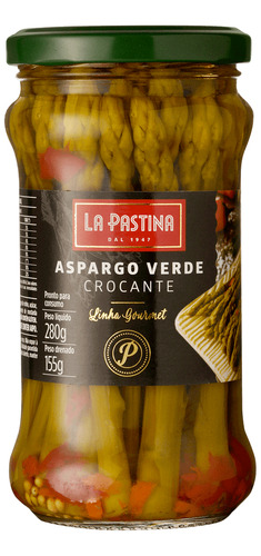 Aspargo Verde Crocante La Pastina 280g