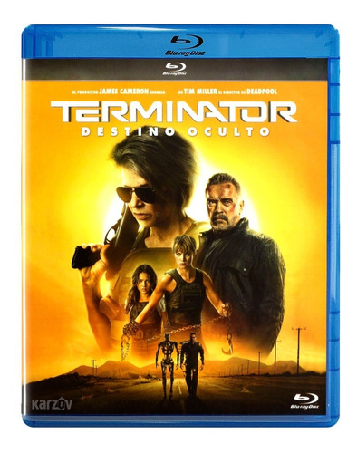 Terminator 6 Destino Oculto Schwarzenegger Pelicula Blu-ray