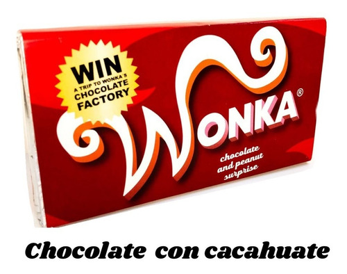 Imagen 4 de 6 de Chocolate Wonka Pack 4 Barras