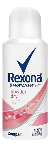 Antitranspirante en Aerosol Rexona Powder Dry Compact 98ml