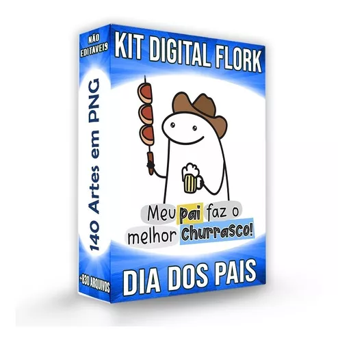 KIT DIGITAL FLORK PAI – Ana Melim Studio Art