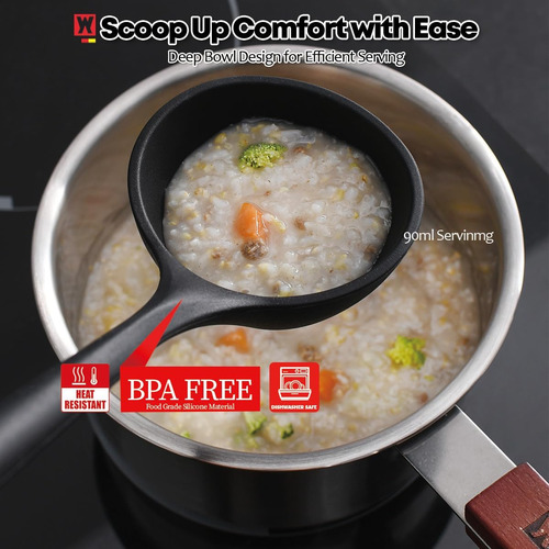 Juego 2 Utensilios Cocina Silicona - Espátula Ranurada Y Cuc
