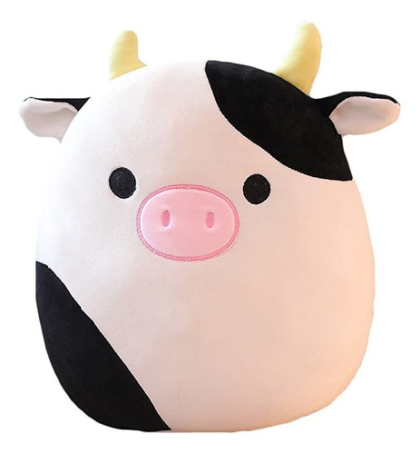 Lindo Juguete De Peluche De Vaca De 14 Pulgadas, Regalo De N