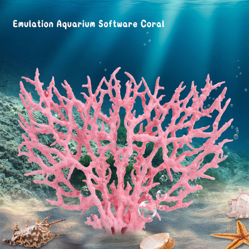 Adorno De Planta De Coral Artificial Para Acuario, Pecera Su