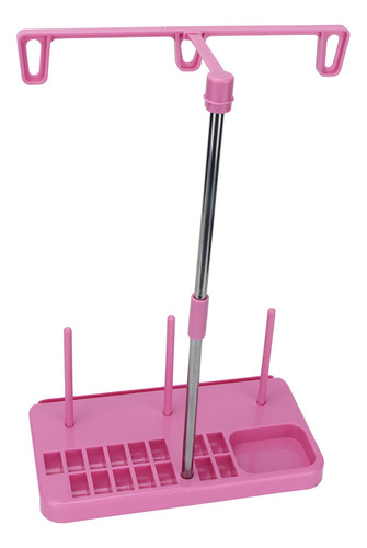 Soporte Para Bobinas De Hilo De Plástico Rosa Para Uso Domés