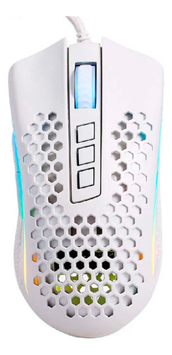Mouse Redragon M808w-ks Storm Branco (c/fio) 16000dpi