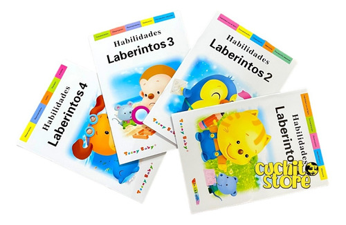 Pack Libros Habilidades Laberintos Actividades Para Niños