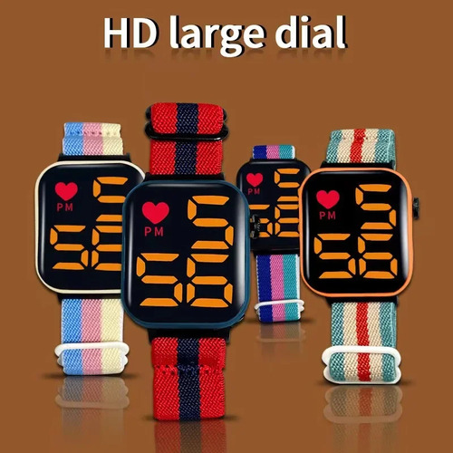 Light Color: Moderno Reloj Deportivo Led Y1 Para Niños