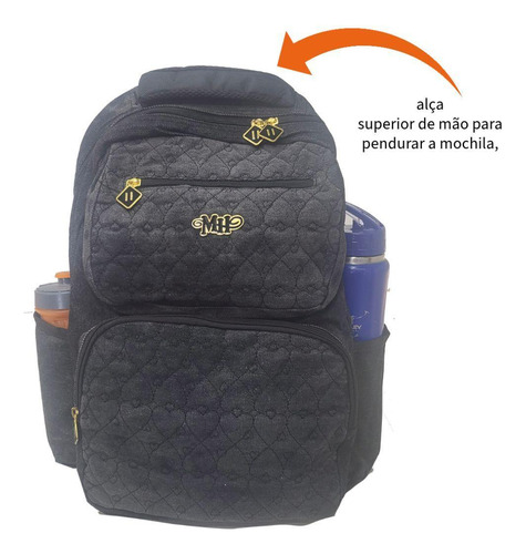 Mochila Feminina Notebook 15 M4322 - Compartimentos