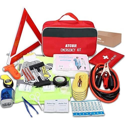 Kit De Emergencia Para Auto Con Herramientas Y Accesorios