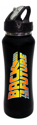 Termo Pitillo Back To The Future Botilito Negro 650ml X