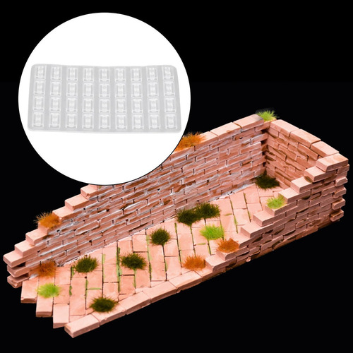 Y Molde De Ladrillos De Pared En Miniatura Fácil De Usar