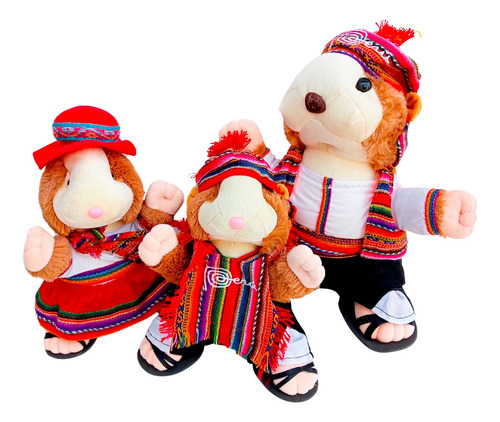  Peluches De Cuys Con Trajes Típicos De La Sierra Peruana