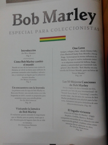 Imagen 3 de 5 de Bob Marley * La Guia Definitiva * Rolling Stone *