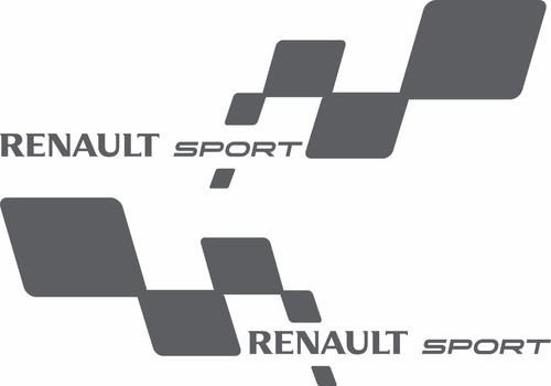 Calco  Renault Sport  2 Unidades / Clio - Sandero Vinilosg