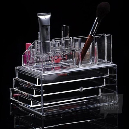 Imagen 6 de 7 de Organizador Maquillaje Acrilico Cajón Caja Porta Cosméticos