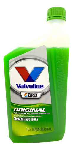 Liquido Refrigerante Verde Original Valvoline Zerex 1l