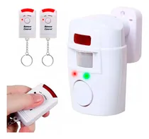 Comprar Alarma Inalámbrica Sensor Movimiento Sirena Dos Controles